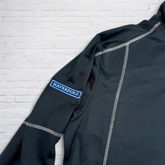 Haverford College 1/4 Zip Pullover Mens Large Clique Performance Shirt Crest - Picture 3 of 12